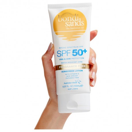 Bondi Sands SPF 50+ Body Lotion Tube Fragrance Free Тюбик с лосьоном для тела SPF 50+ Без запаха