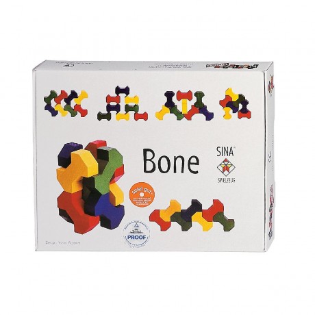 SINASPIELZEUG Holzspielzeug Bausteinspiel BONE Деревянная игрушка строительный блок BONE
