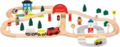 Bino Holz-Eisenbahn деревянная железная дорога