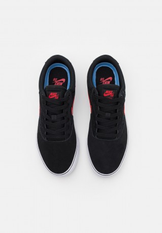 Nike SB CHRON 2 UNISEX Sneaker low black/university red/white CHRON 2 UNISEX Низкие кроссовки женские черный/университетский красный/белый