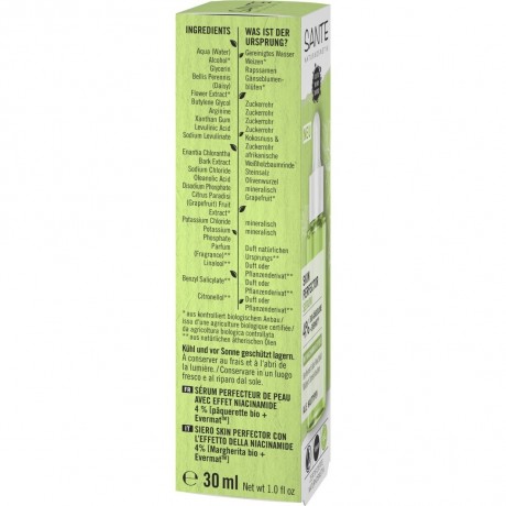 Sante Skin Perfector Serum mit Niacinamid-Effekt Сыворотка Skin Perfector с эффектом ниацинамида