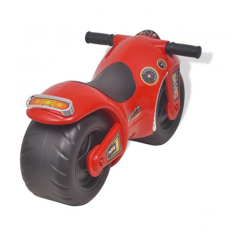 vidaXL Kindermotorrad Kunststoff Rot Kinderfahrzeuge Детский мотоцикл Пластик Красный Детский транспорт