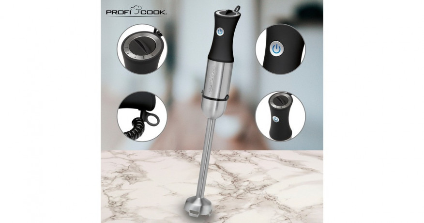 ProfiCook ProfiCook PC-SM 1094, Stabmixer silber/schwarz silber/schwarz ProfiCook PC-SM 1094, погружной блендер серебристый/черный