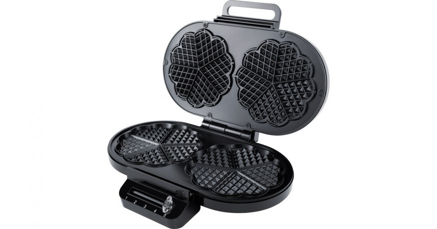 Steba Steba Doppel-Waffeleisen WE 2 schwarz, 1.400 Watt schwarz Двойная вафельница Steba WE 2 черная, 1400 Вт
