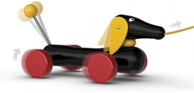 BRIO Nachziehspielzeug Dackel Потяните за игрушечную таксу