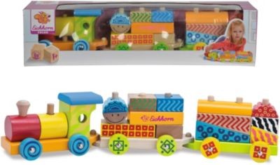 Eichhorn Color Holzzug Цветной деревянный поезд
