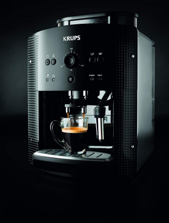 Krups Krups Kaffeevollautomat Essential EA810870 Kaffeevollautomat LatteGo Milchaufschaumer Display, Kaffeeautomat Cafemaschine Kaffeemaschine mi Mahlwerk Vollautomat Cafe Полностью автоматическая кофемашина Krups Essential EA810870 полностью автоматичес