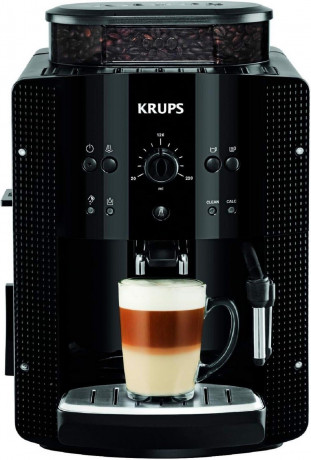 Krups Krups Kaffeevollautomat Essential EA810870 Kaffeevollautomat LatteGo Milchaufschaumer Display, Kaffeeautomat Cafemaschine Kaffeemaschine mi Mahlwerk Vollautomat Cafe Полностью автоматическая кофемашина Krups Essential EA810870 полностью автоматичес