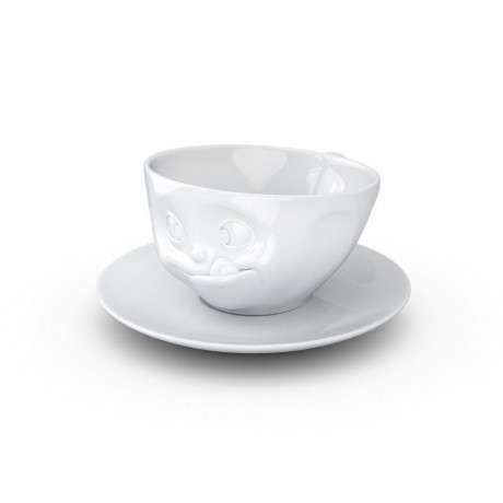 Fiftyeight Products TV Tassen Kaffeetasse weiss lecker 0,20 L TV cups кофейная чашка белая деликатесная 0,20 л