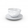 Fiftyeight Products TV Tassen Kaffeetasse weiss lecker 0,20 L TV cups кофейная чашка белая деликатесная 0,20 л
