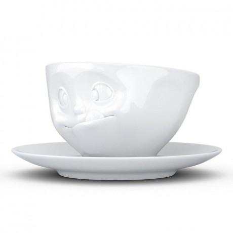 Fiftyeight Products TV Tassen Kaffeetasse weiss lecker 0,20 L TV cups кофейная чашка белая деликатесная 0,20 л