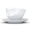 Fiftyeight Products TV Tassen Kaffeetasse weiss lecker 0,20 L TV cups кофейная чашка белая деликатесная 0,20 л