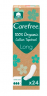 Carefree Slipeinlagen Organic Cotton Long 24 St, Карефри Ежедневные прокладки из органического хлопка Long 24шт, 25 упаковок (600 штук)