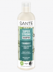 SANTE NATURKOSMETIK Shampoo Super Strong,  Шампунь Укрепляющий с органическим экстрактом бамбука и тройным протеиновым комплексом, 250 мл