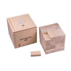 SINASPIELZEUG Holzspielzeug Frobel Gabe 6B Quader  Wurfel 50mm Деревянная игрушка Frobel Gabe 6B прямоугольный куб 50мм
