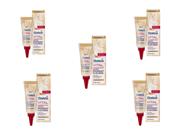 Balea (Балеа) Serum VITAL Konzentrat gegen Pigmentflecken Концентрат против пигментных пятен, 5 штук х 20 мл