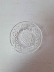 Конфетница винтажная миниатюрная Windrad-Design, хрусталь, 8 x 4 см, Германия, 1960-70гг.