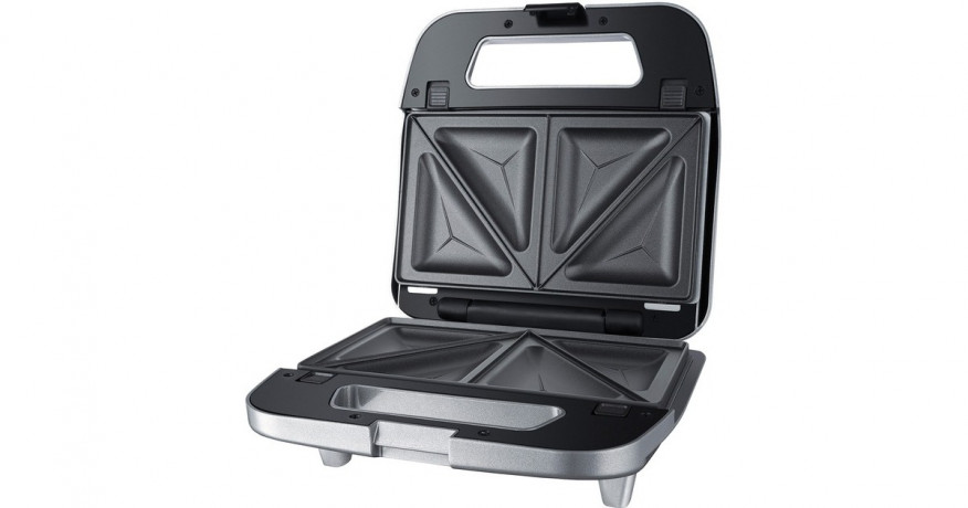 Steba Steba Multi-Snack-Maker 3in1 SG 65, Sandwichmaker silber/grau, 750 Watt, mit 3 Platten-Sets silber/grau Steba Multi-Snack Maker 3in1 SG 65, сэндвичница серебристо-серая, 750 Вт, с набором тарелок 3