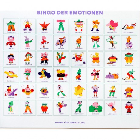 Laurence King Verlag Bingo der Emotionen Бинго эмоций