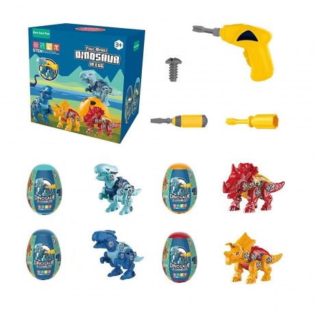 BeebeeRun Steckspiel Dinosaurier-Eier-Set Набор форм для яиц динозавров