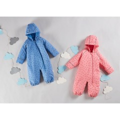 bornino Schneeoverall mit Kapuze Sterne Зимний комбинезон с капюшоном и звездой