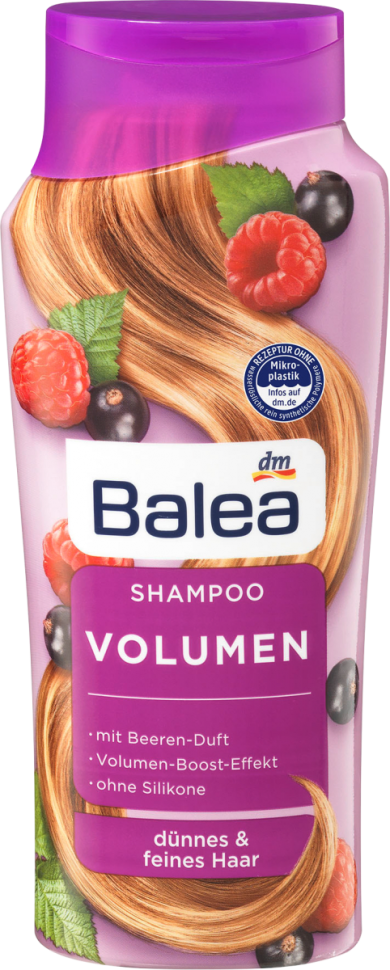 Balea Shampoo Volumen Балеа Шампунь с ароматом Лесных ягод для объёма, 300 мл