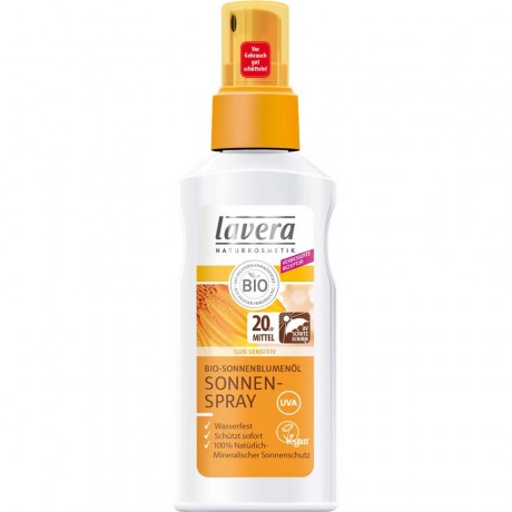 Lavera (Лавера) Sun Sensitiv Sonnenspray Солнцезащитный спрей для чувствительной кожи LSF 20, 125 мл