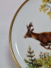 Тарелка декоративная винтажная AK Kaiser / Loh с изображением оленя, фарфор, 10 см, Германия, 1960-70гг.