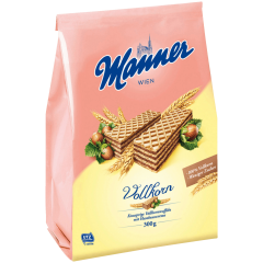 Manner Vollkorn Neapolitaner Вафли с ореховой начинкой 300г