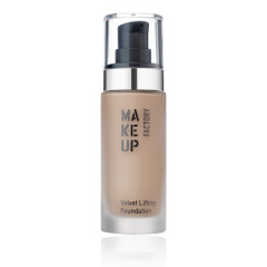 Антивозрастная бархатная тональная основа Make Up Factory Velvet Lifting Foundation, оттенок 30 Caramel