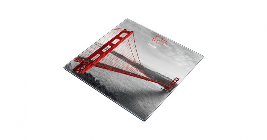Beurer Beurer Personenwaage GS215 San Francisco grau/rot grau/rot Персональные весы Beurer GS215 San Francisco серый/красный