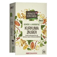 King's Crown Bio Gewürz- & Kräutertee Kurkuma Zauber Чай с куркумой для поднятия иммунитета