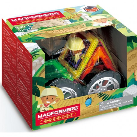 MAGFORMERS Magformers Jungle Rally Set Раллийный набор Magformer's Jungle Rally Set
