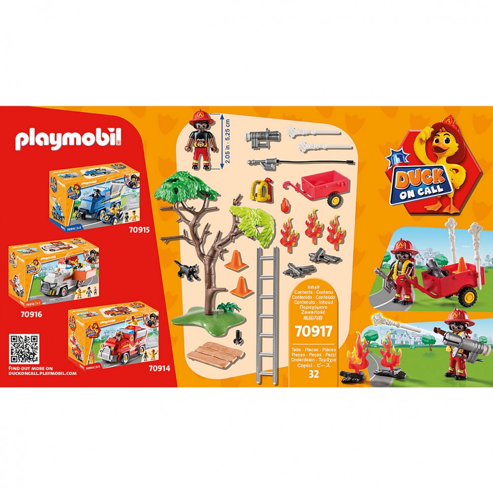 Купить PLAYMOBIL PLAYMOBIL 70917 Duck on Call- Feuerwehr Action. Rette die  Katze! PLAYMOBIL 70917 Утка по вызову пожарной команды Action. Спасите кота!  в интернет-магазине Diskontshop.eu Германия всего за 1 694 руб. в