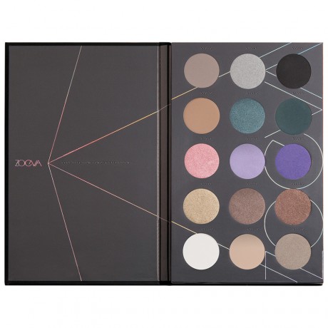 Палетка теней для век Zoeva Spectrum Palette - Cool (холодный спектр)