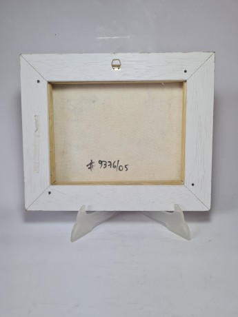 Blanc Картина в белой раме "Музыкальное шествие", художник Jean Claude Blanc, 24x29см, Германия, 1970-80гг.