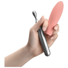 Amorelie Bang  –  Aluminium-Vibrator Silver Bang Алюминиевый вибратор