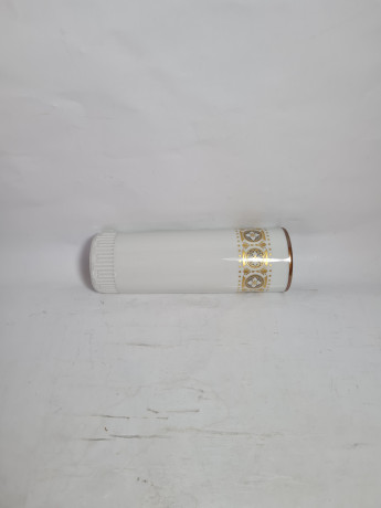 Ваза винтажная Plankenhammer Floss Bavaria с золотистым декором, фарфор, 19 см, Германия, 1960-70гг.