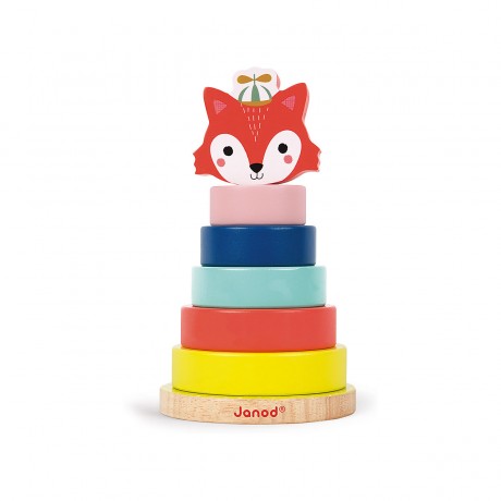 Janod Baby Forest Stapeltier Fuchs Baby Forest укладка животных лиса