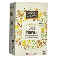 King's Crown Bio Kräutertee Drei Ingwer Чай с Имбирем для поднятия иммунитета
