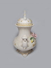 Capodimonte Italy Ваза &quot;Розовая роза&quot;, 23см x 14см, Италия, 1960-70гг.