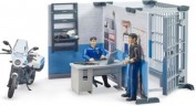 Bruder bworld Set Polizeistation mit Polizeimotorrad bworld установил полицейский участок с полицейским мотоциклом