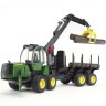 Bruder BRUDER 02133 John Deere 1210E Ruckezug m. 4 Baumstammen Самосвал BRUDER 02133 John Deere 1210E с 4 бревнами
