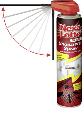 Nexa Lotte Ultra Ungezieferspray Универсальный Спрей против всех ползающих насекомых, 0,4 л