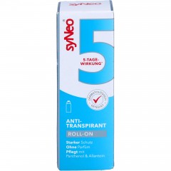 syNeo  Deo Roll-On Antitranspirant ohne Parfum, Шариковый Дезодорант антиперспирант с защитой от пота до 5 дней, 50 мл