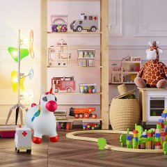 relaxdays Hupftier Einhorn Копытное животное единорог