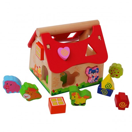 Gerardos Toys Holzspielzeug Steckspiel Farm Игра ферма деревянных игрушек