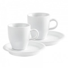 Kahla Kahla Cafe Sommelier Weiss Espresso Doppio Tassen Set 4-tlg. 0,05 L / h: 6,4 cm Набор чашек Kahla Caf? Sommelier White Espresso Doppio из 4 предм. 0,05 л/ч: 6,4 см