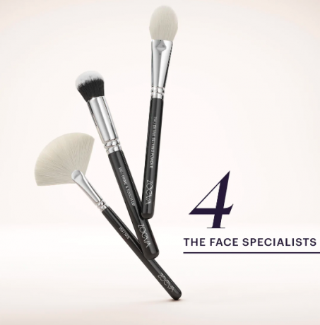 ZOEVA The Artists Pinselset 15st Зоева Набор кистей Художник, 15шт кистей+1шт косметичка