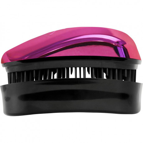 Dessata (Дессата) Mini Anti-Tangle Brush Анти-тангл Щётка для волос Chrome Fusshsia Bright Edition, 1 шт.